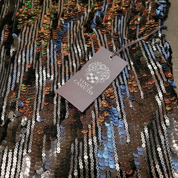 Vince Camuto Women's Sequin Cocktail Dress - Picture 2 of 3